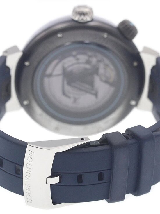 LOUIS VUITTON Tambour Street Diver QA121 Navy Dial Automatic Men\'s Watch_960018